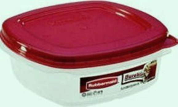 Rubbermaid Easy Find Lids 8.5 Cup Plastic Large Rectangle Food