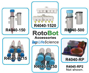 Picture of Benchmark Scientific RotoBot Mini Programmable Rotator with Tube Holders for 1.5ml, 15ml, 50ml tubes