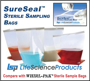 Picture of SureSeal™ - Sterile Sampling Bags, Stand-Up (Compare with Whirl-Pak)