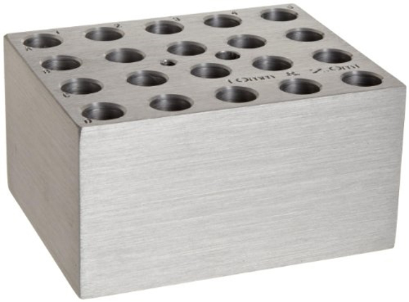 Picture of Heat Block, for 20 x 10mm Test Tubes, or 20 x 2ml tubes