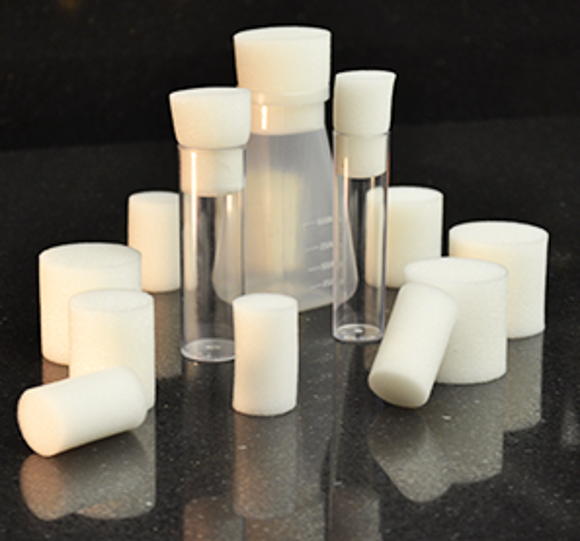 Picture of Identi-Plug Foam Stopper Plugs for Test Tubes & Flasks