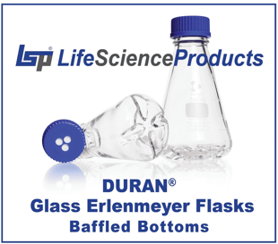 Picture of DURAN, Borosilicate Glass, 500ml Baffled Erlènmeyer Flàsks with GL45 ScrewCap, 4/case