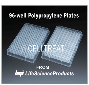 Picture of Celltreat 96-well Plates (Polypropylene)
