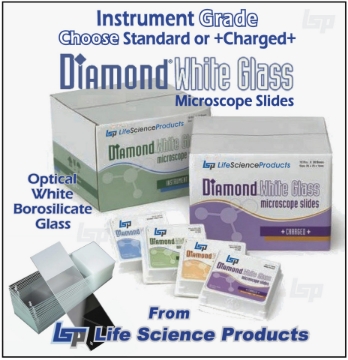 Picture of Diamond White Glass Microscope Glass - Highest Quality Optical Borosilicate